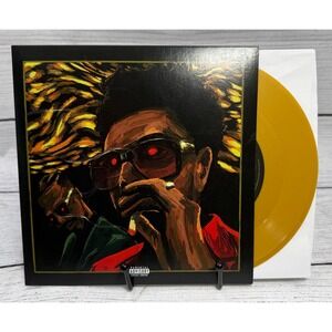 The Weeknd Heartless Blinding Lights‎ Gold 7" Vinyl Collector's Edition 006 XO